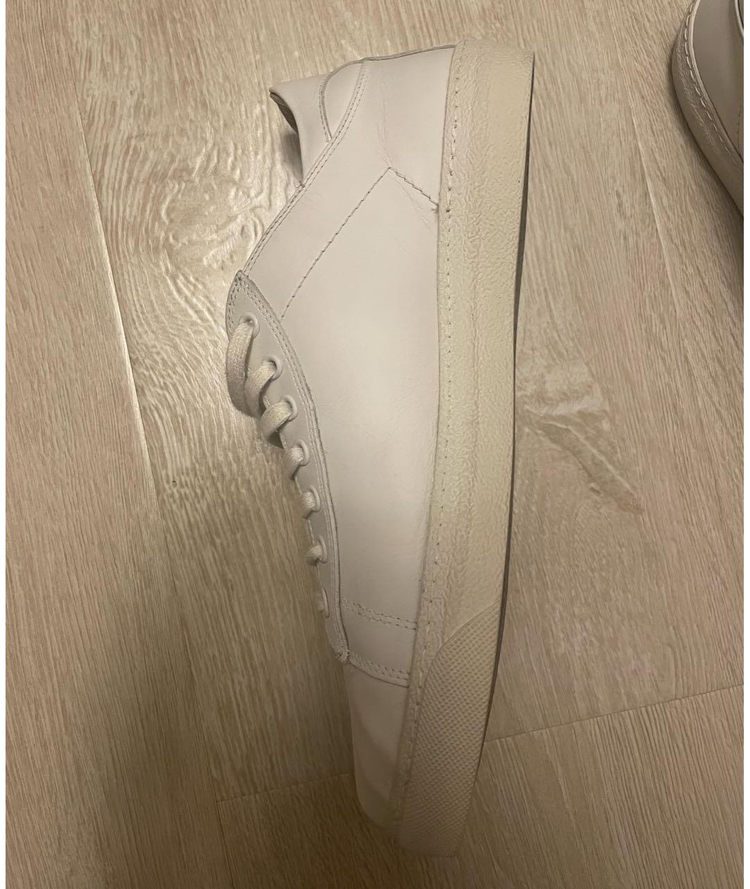 MCQ ALEXANDER MCQUEEN Белые кожаные низкие кроссовки / кеды, фото 6