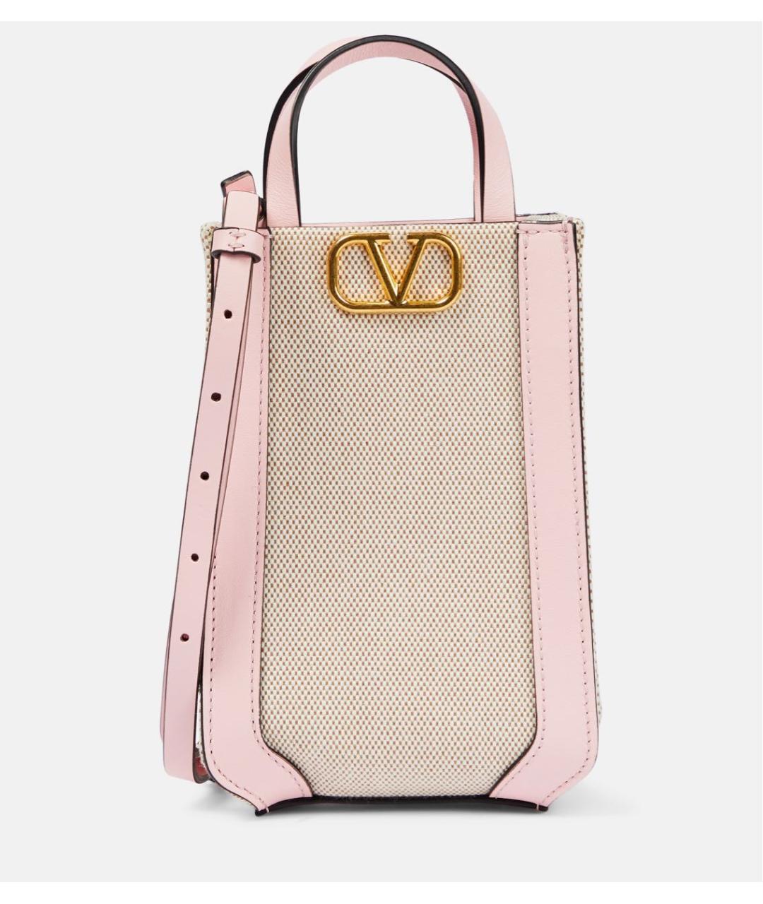VALENTINO Розовая сумка через плечо, фото 9