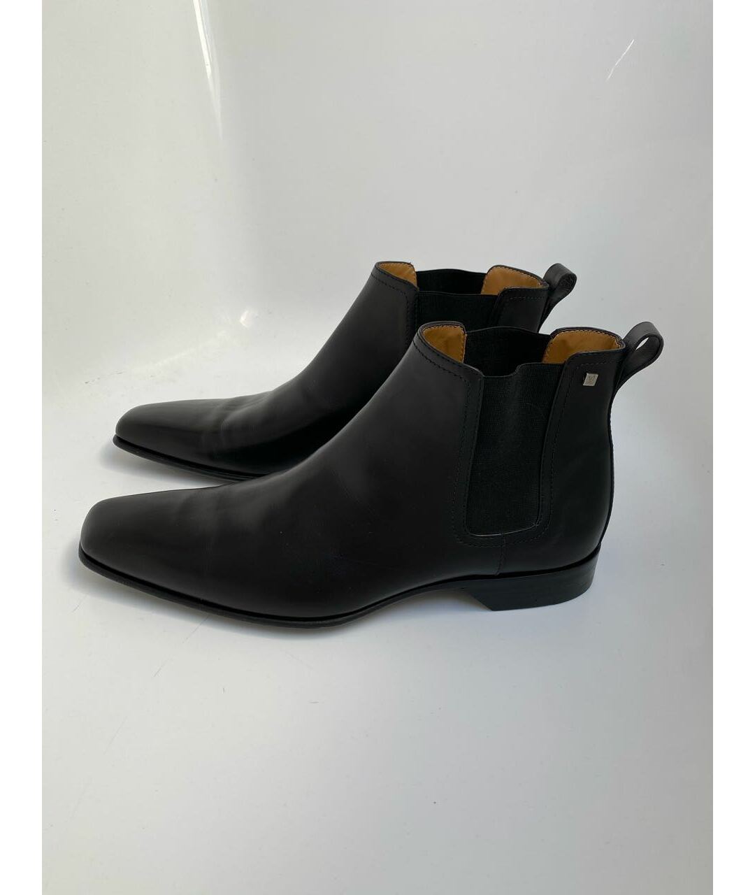 LOUIS VUITTON PRE-OWNED Черные кожаные высокие ботинки, фото 5
