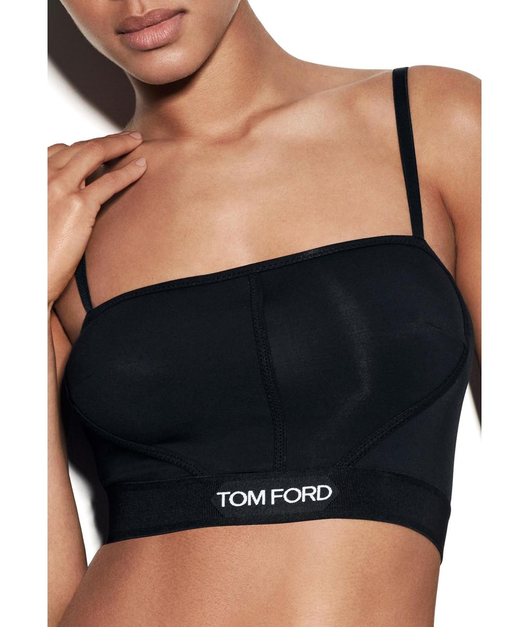 TOM FORD Черная майка, фото 2