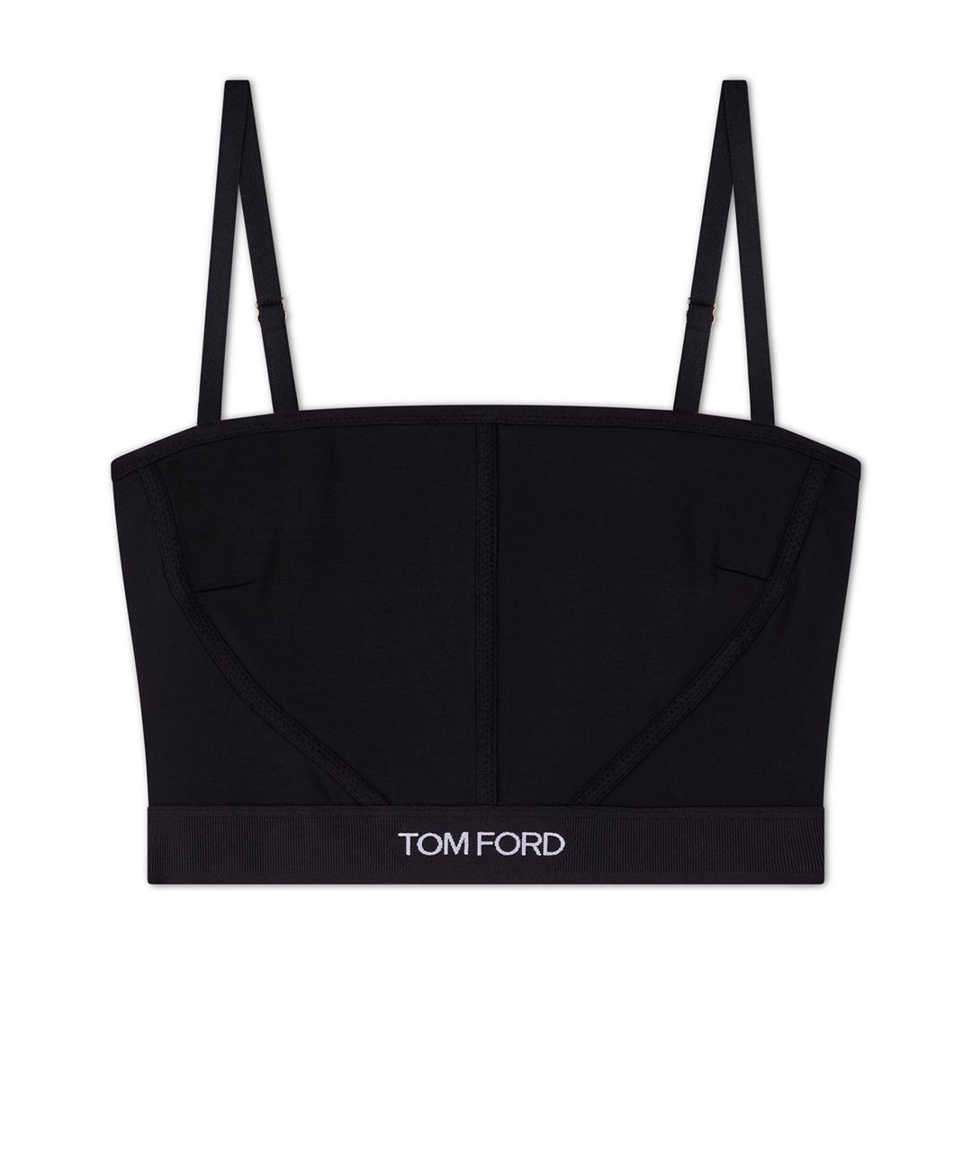 TOM FORD Черная майка, фото 1