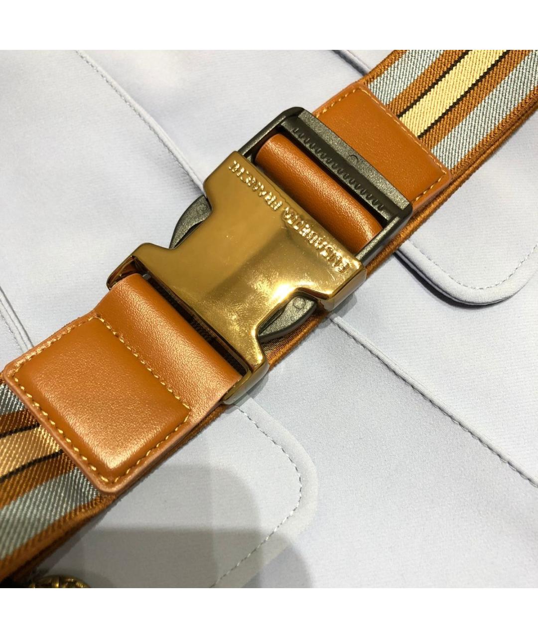 ELISABETTA FRANCHI Голубое полиэстеровое повседневное платье, фото 6