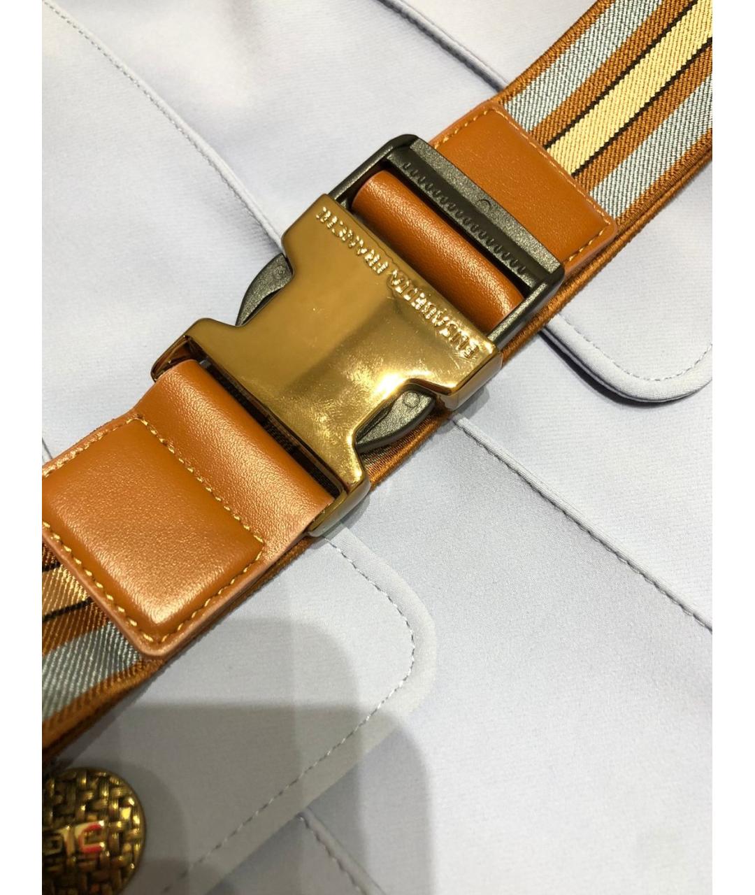 ELISABETTA FRANCHI Голубое полиэстеровое повседневное платье, фото 4