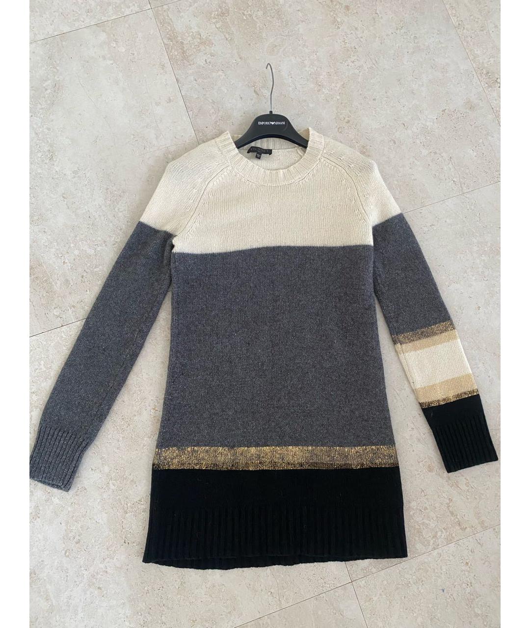 VIONNET Серый кашемировый джемпер / свитер, фото 8