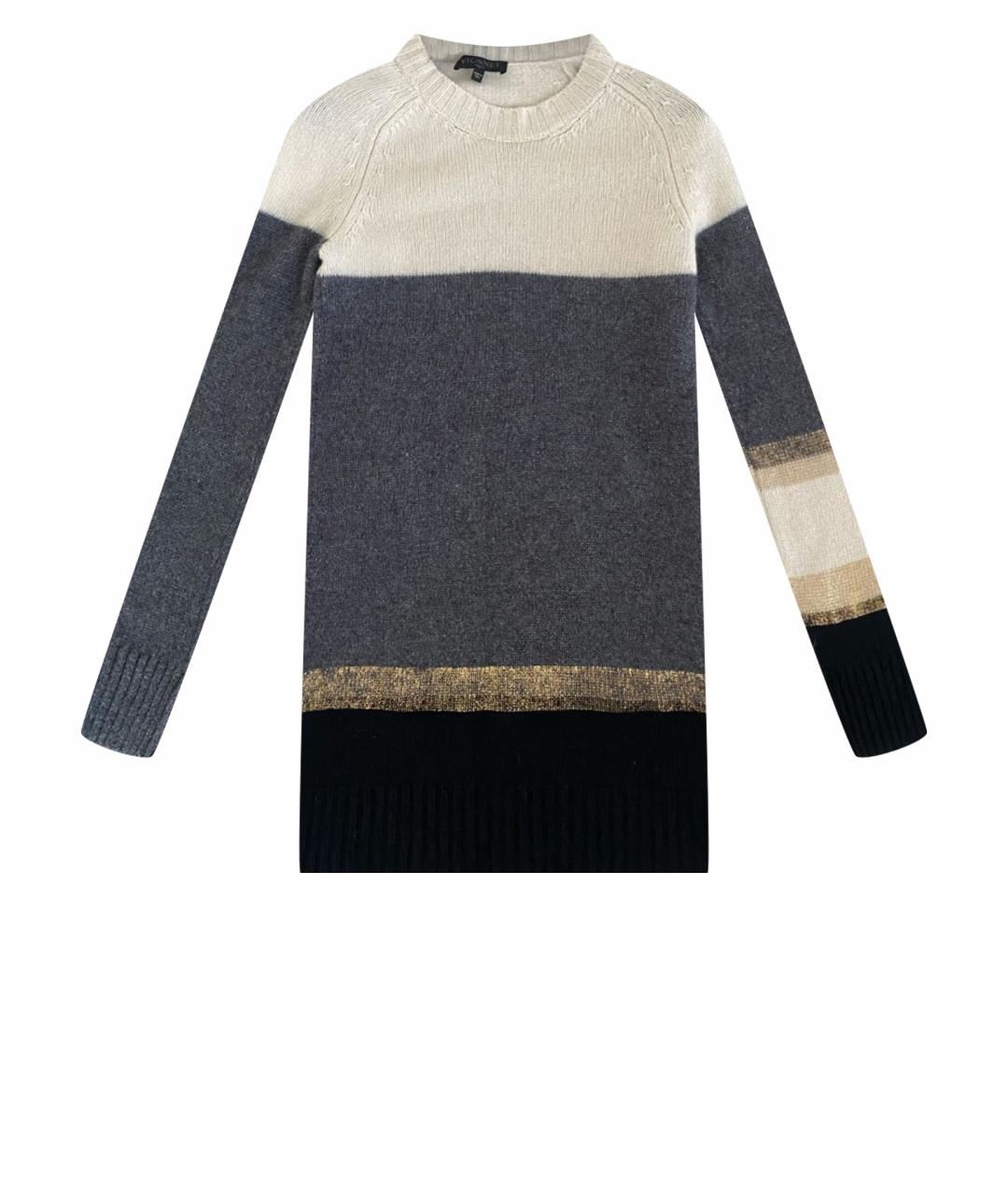 VIONNET Серый кашемировый джемпер / свитер, фото 1