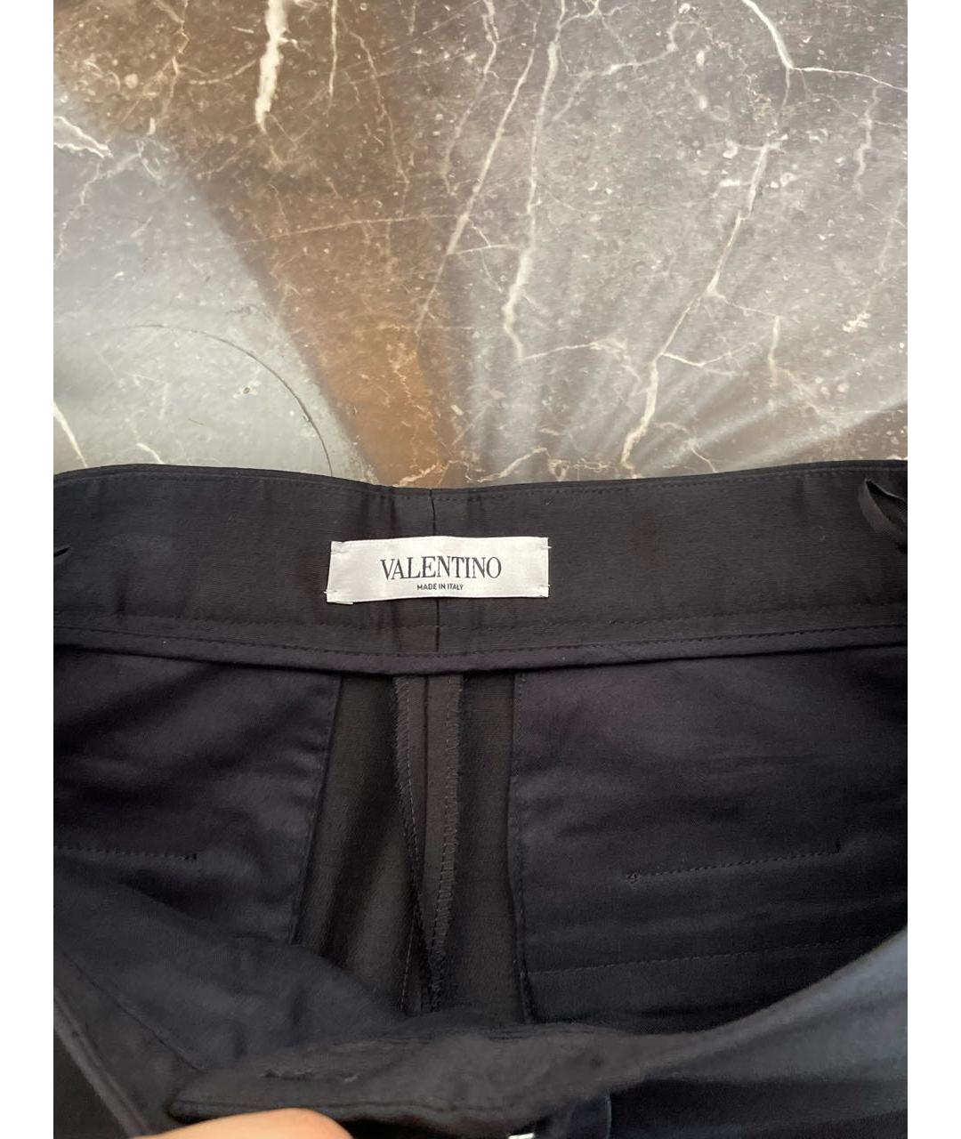 VALENTINO Черные брюки широкие, фото 3