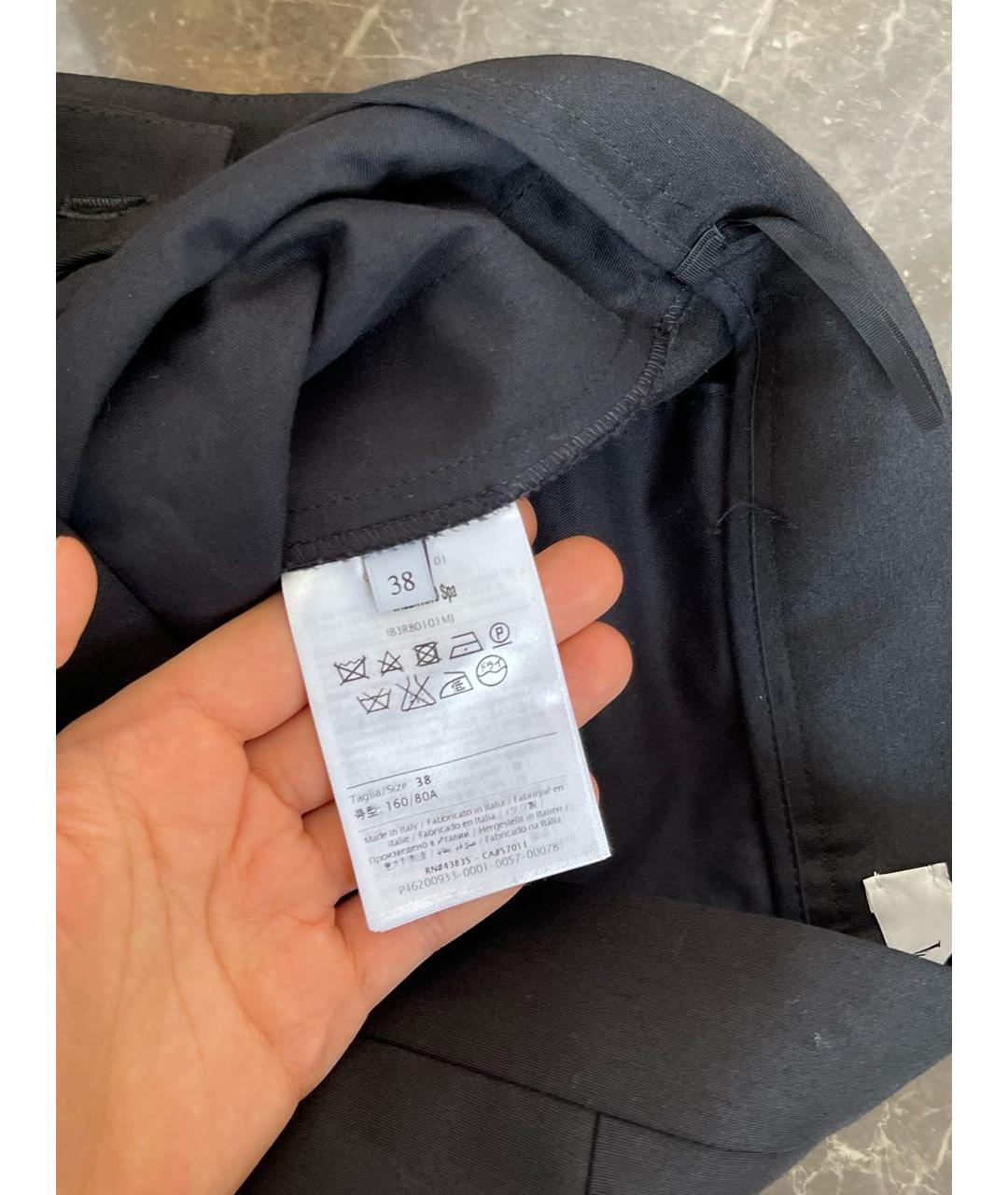 VALENTINO Черные брюки широкие, фото 4