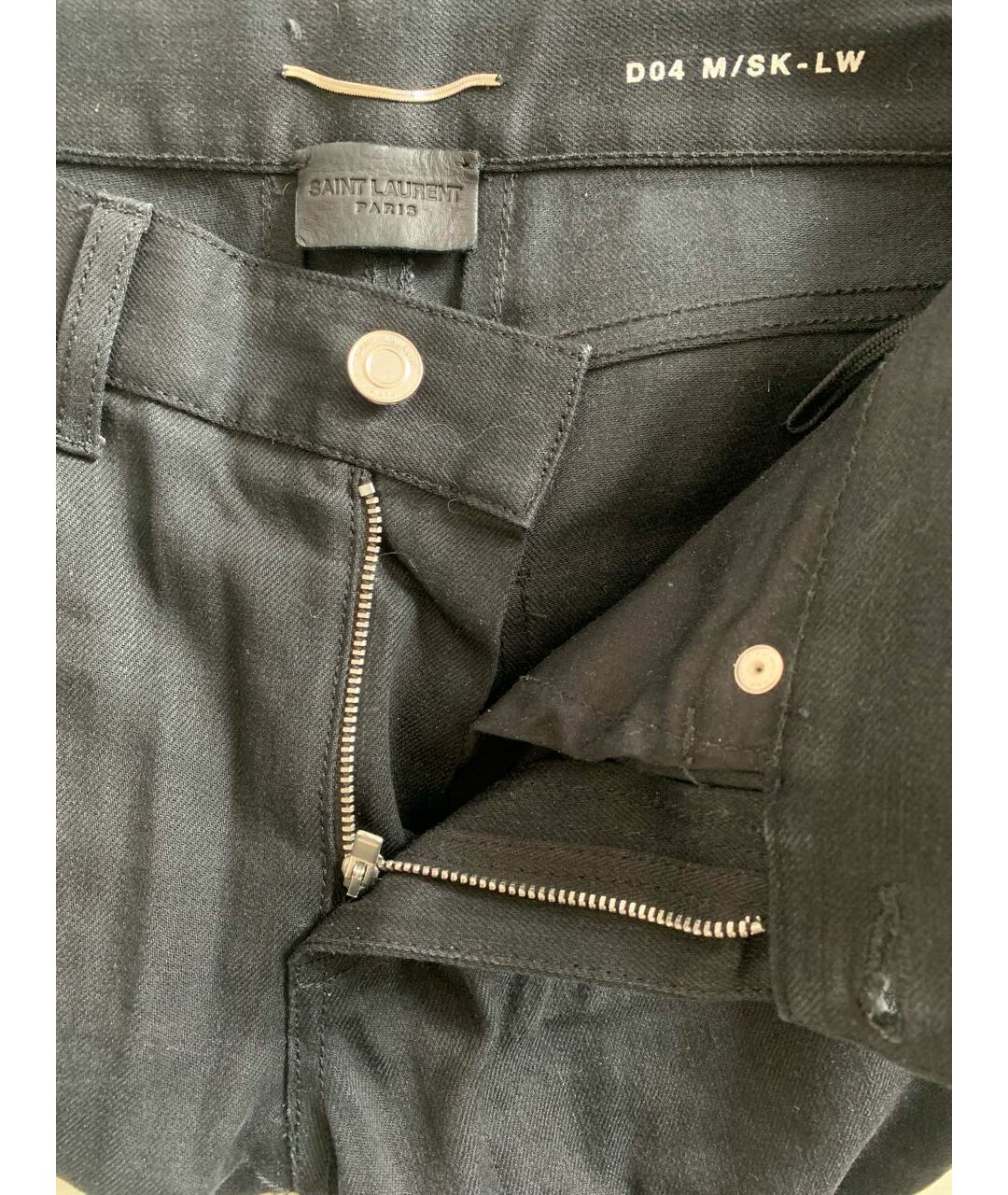 SAINT LAURENT Черные джинсы, фото 4