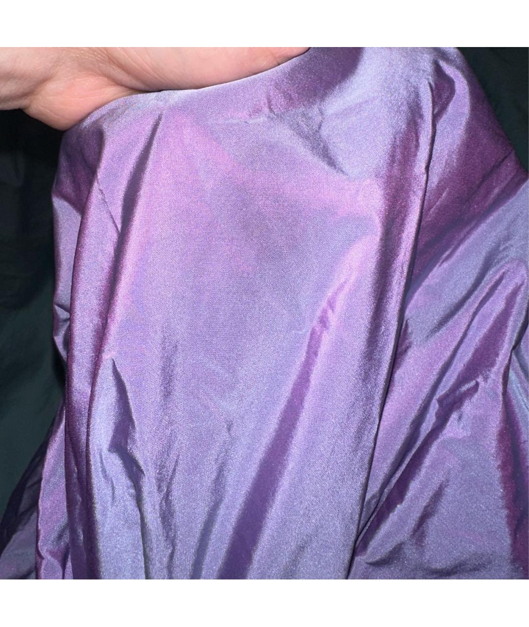 KALMANOVICH Фиолетовое полиэстеровое коктейльное платье, фото 6