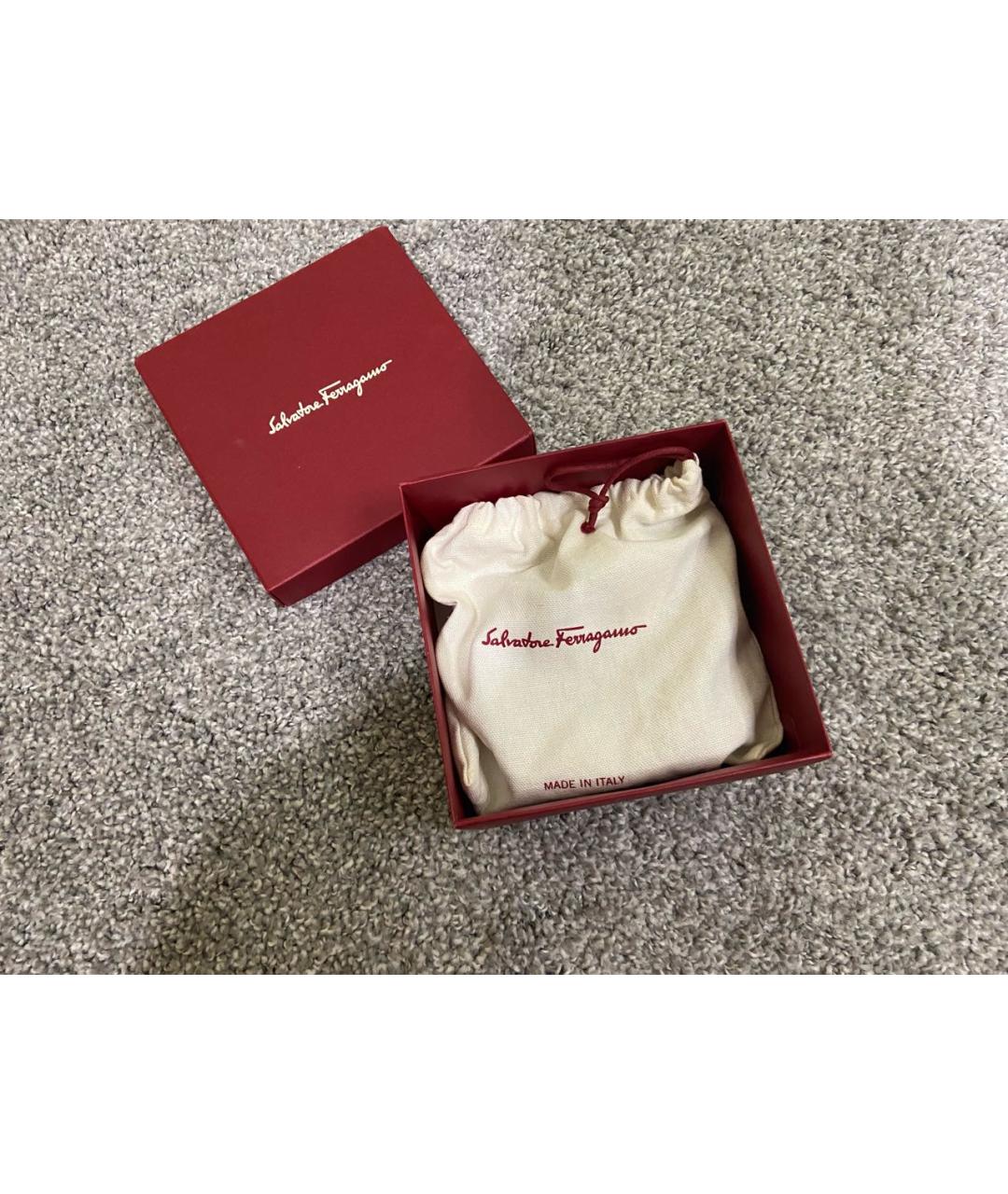 FERRAGAMO Темно-синий кожаный ремень, фото 6