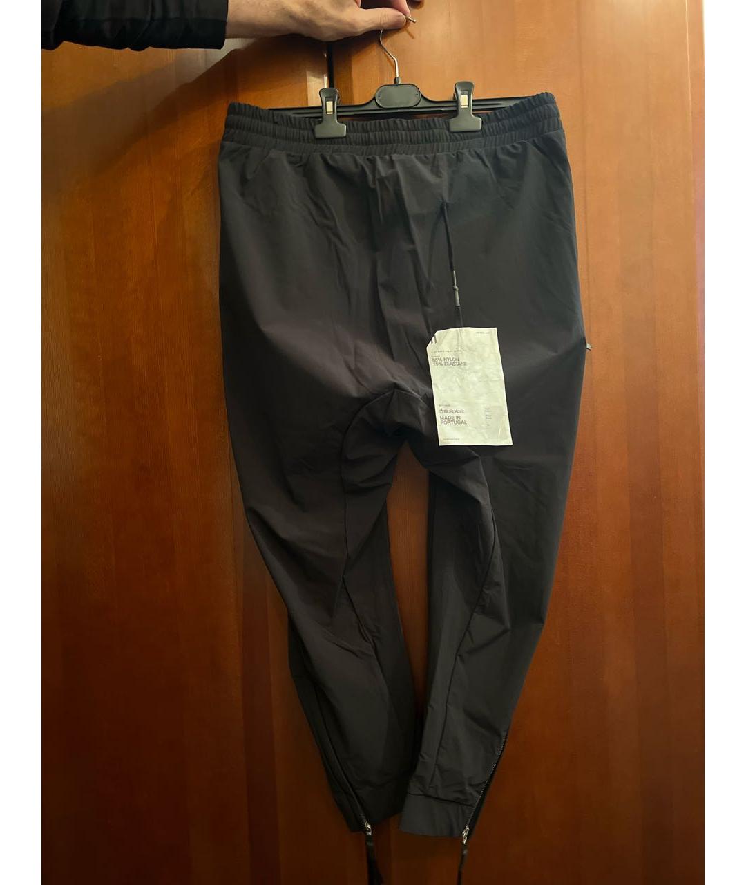11 BY BORIS BIDJAN SABERI Черные повседневные брюки, фото 2