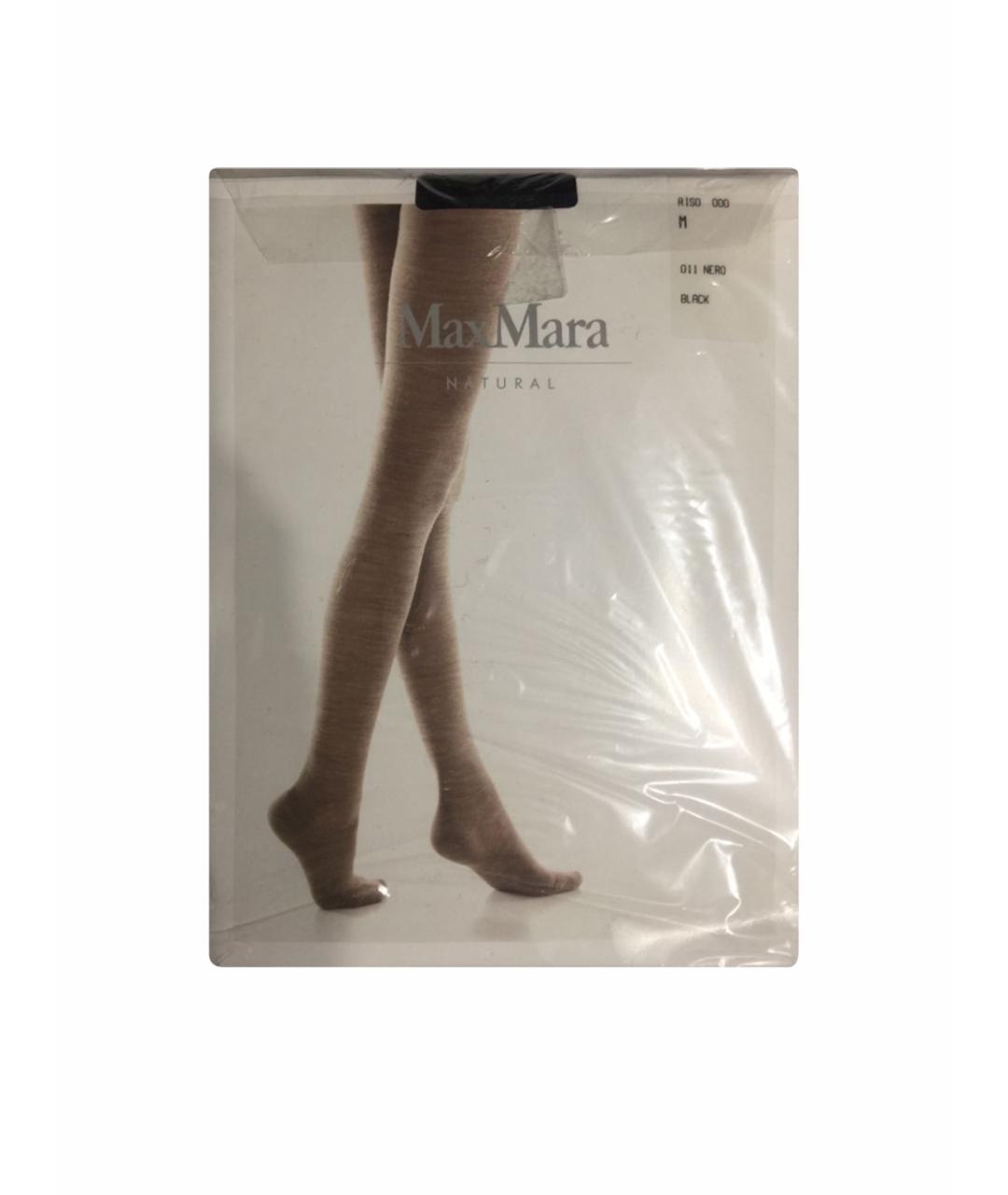MAX MARA Черные носки, чулки и колготы, фото 1