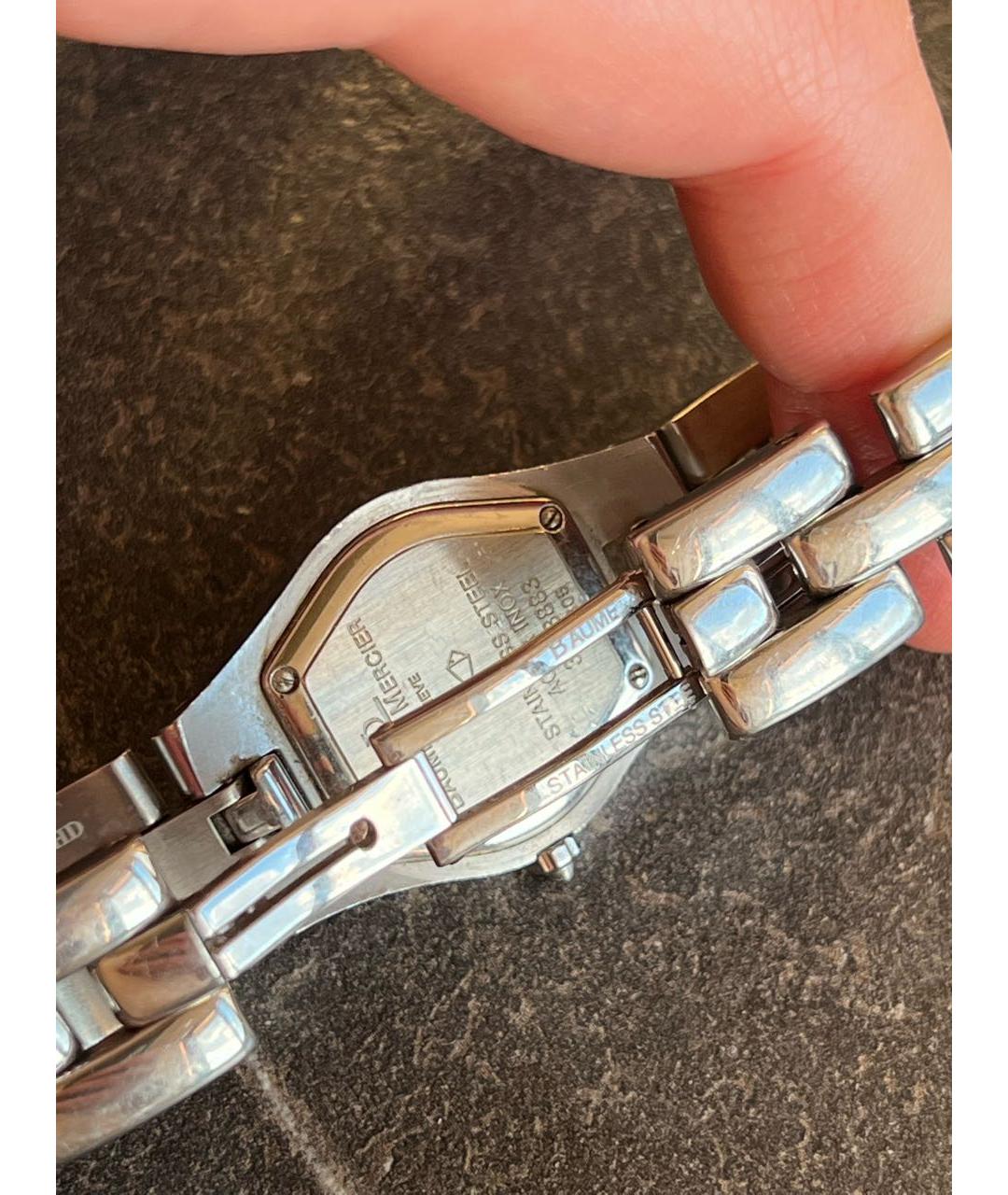 BAUME&MERCIER Серебряные стальные часы, фото 6
