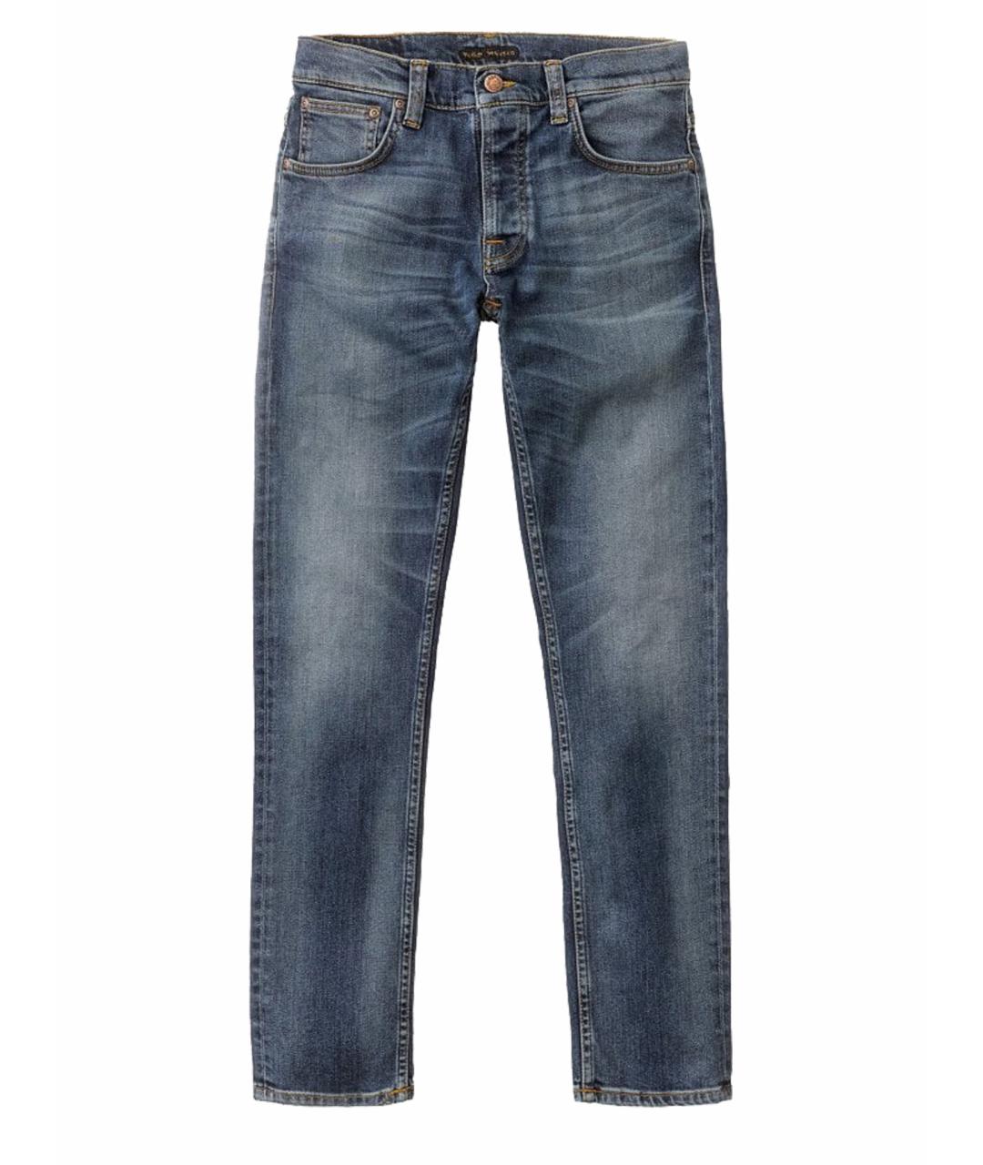 NUDE Синие хлопко-эластановые джинсы скинни, фото 1
