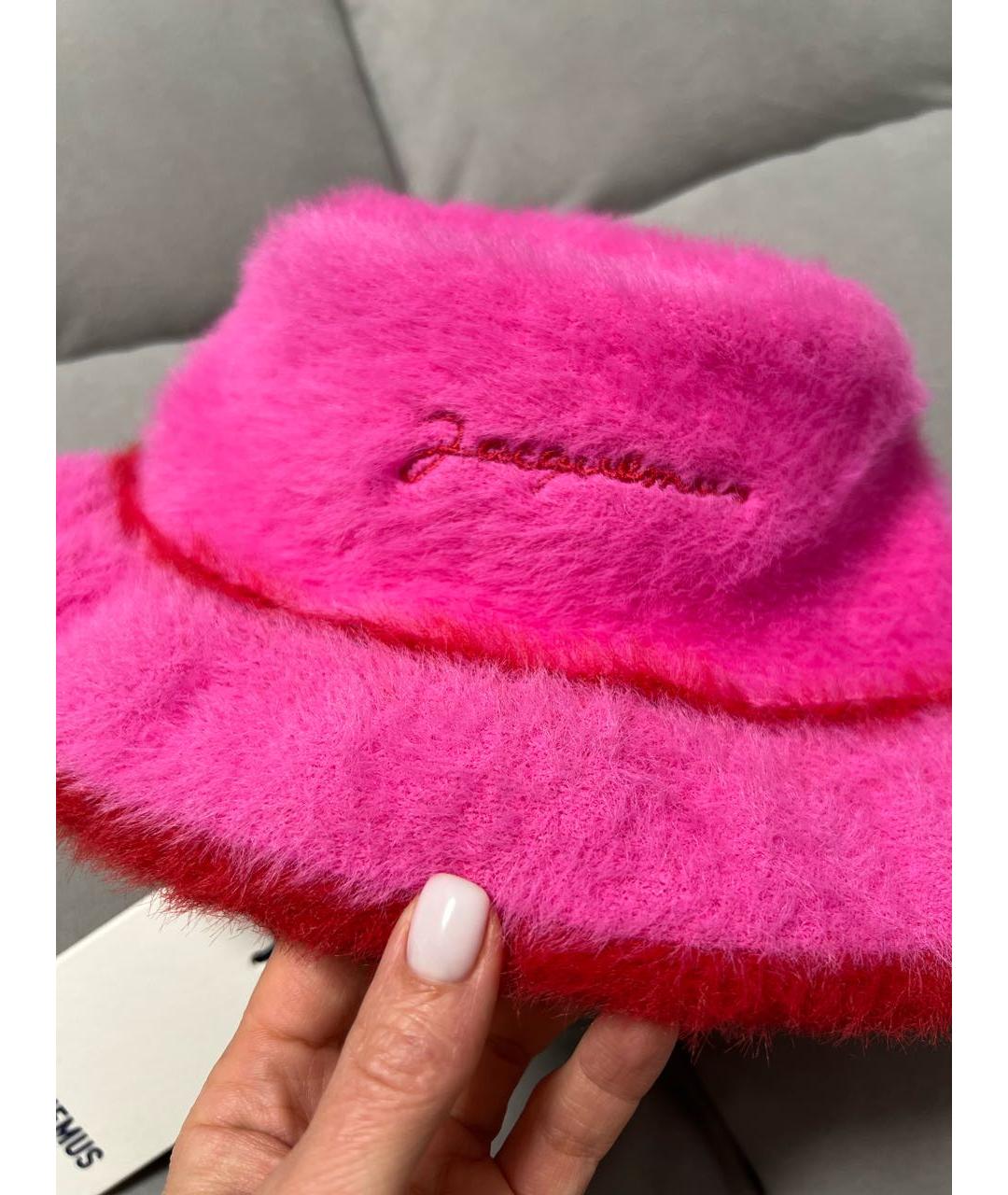 JACQUEMUS Розовая панама, фото 6