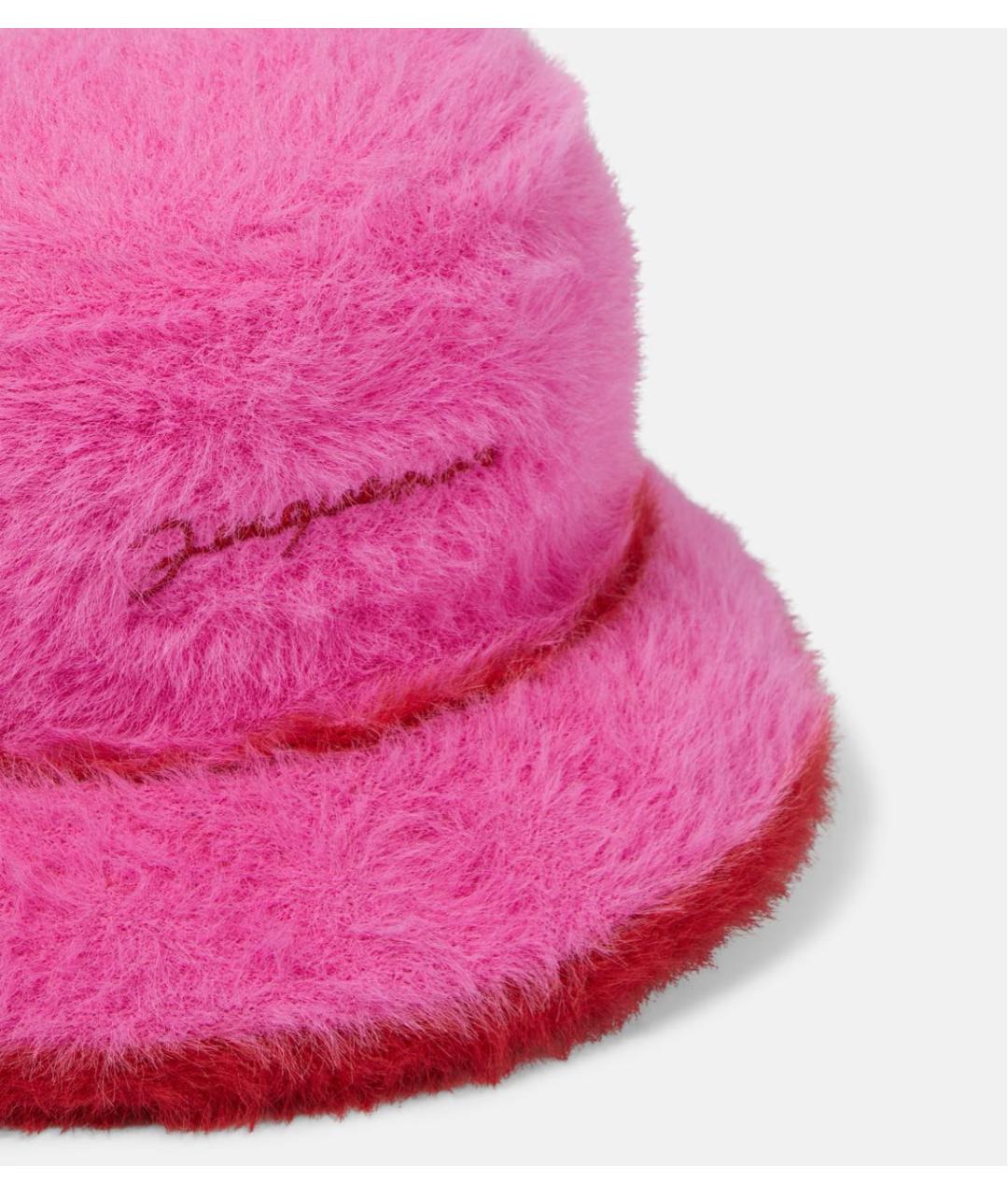 JACQUEMUS Розовая панама, фото 4