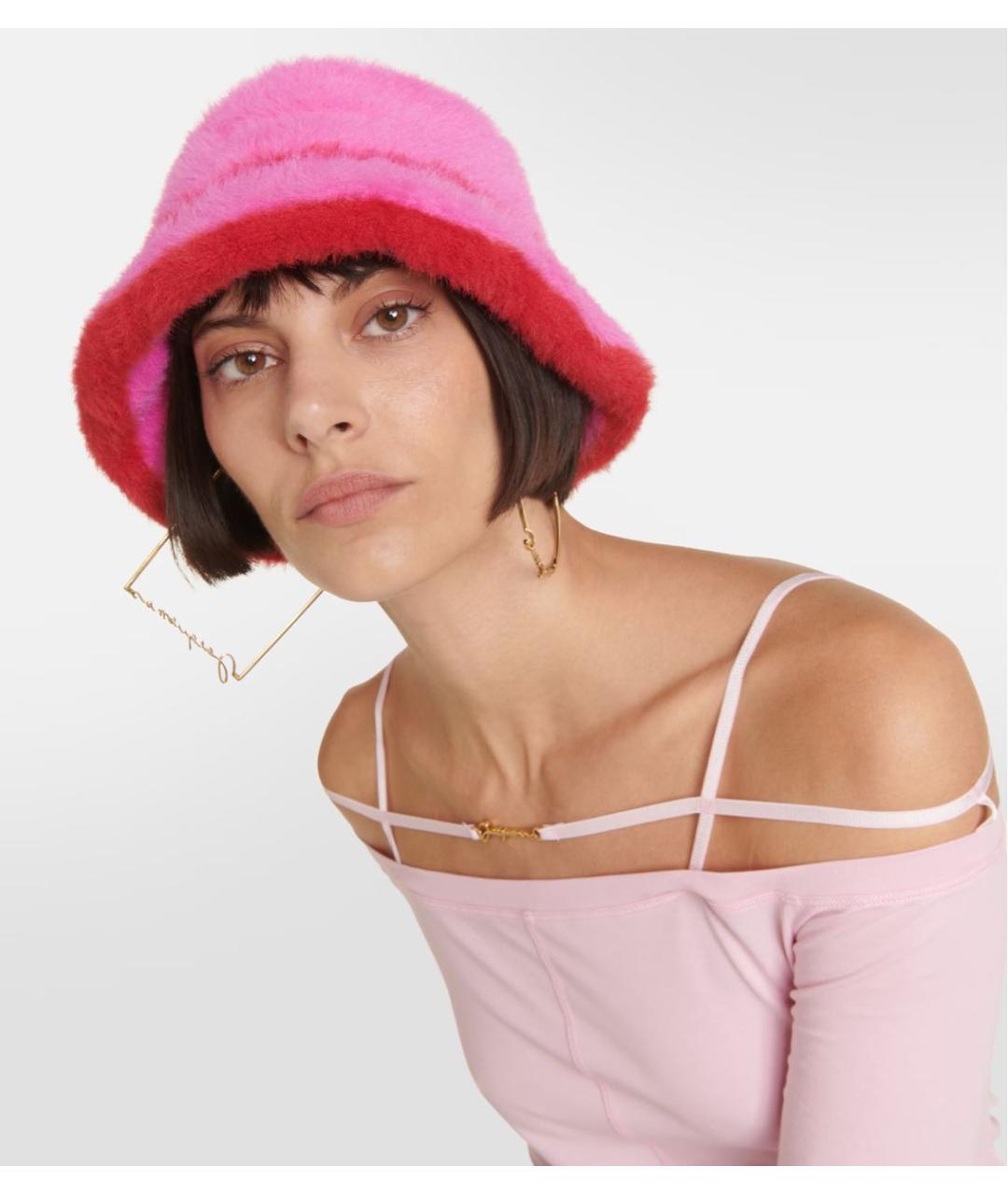 JACQUEMUS Розовая панама, фото 2