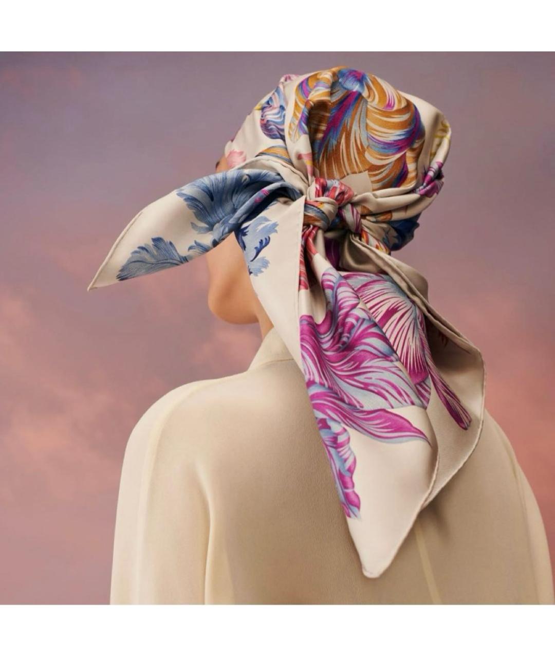 HERMES PRE-OWNED Мульти шелковый платок, фото 3