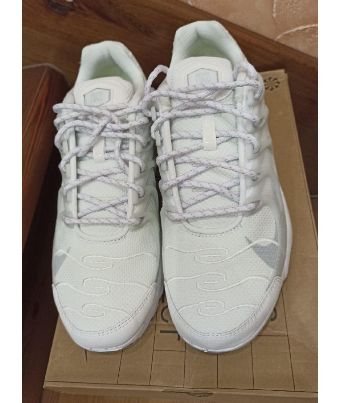 NIKE Белые кожаные низкие кроссовки / кеды, фото 2