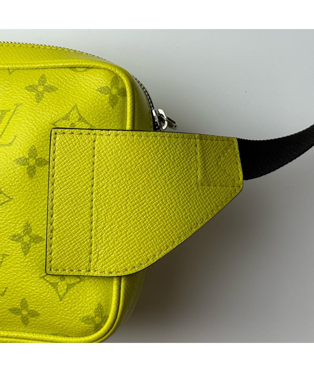 LOUIS VUITTON PRE-OWNED Желтая кожаная сумка на плечо, фото 6