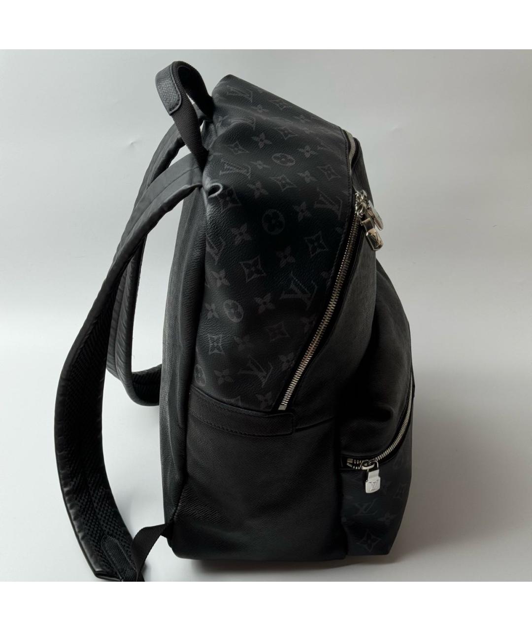 LOUIS VUITTON Черный замшевый рюкзак, фото 4