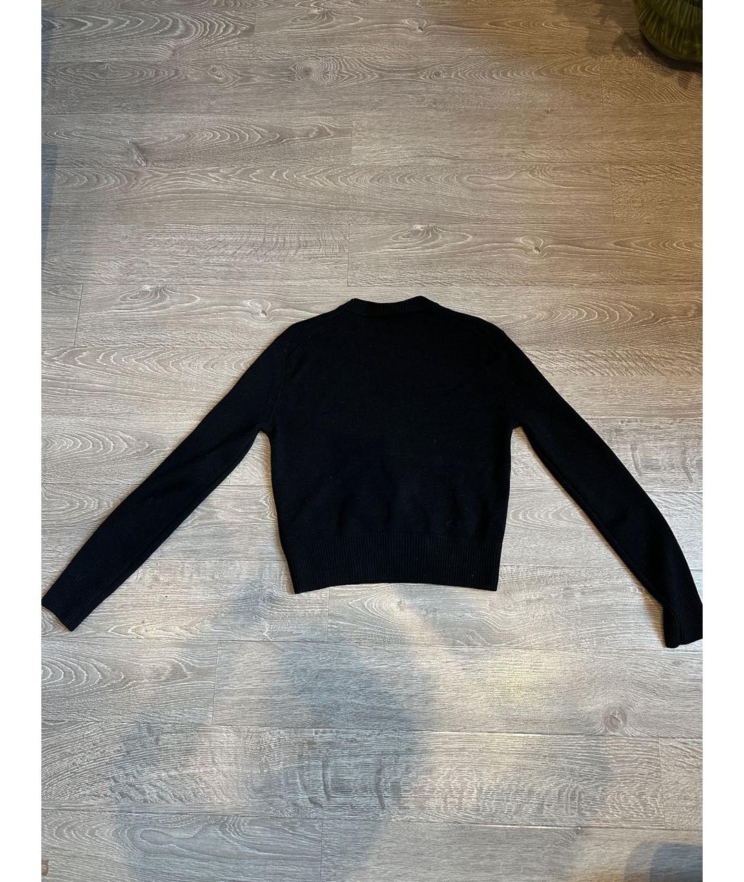 AMI Черный шерстяной джемпер / свитер, фото 2