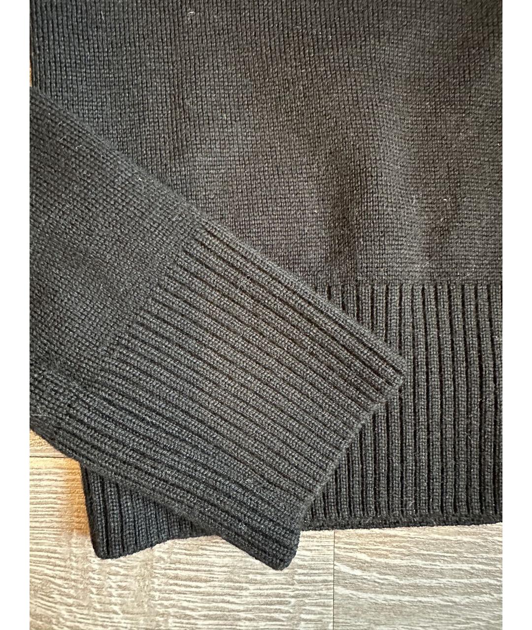AMI Черный шерстяной джемпер / свитер, фото 5