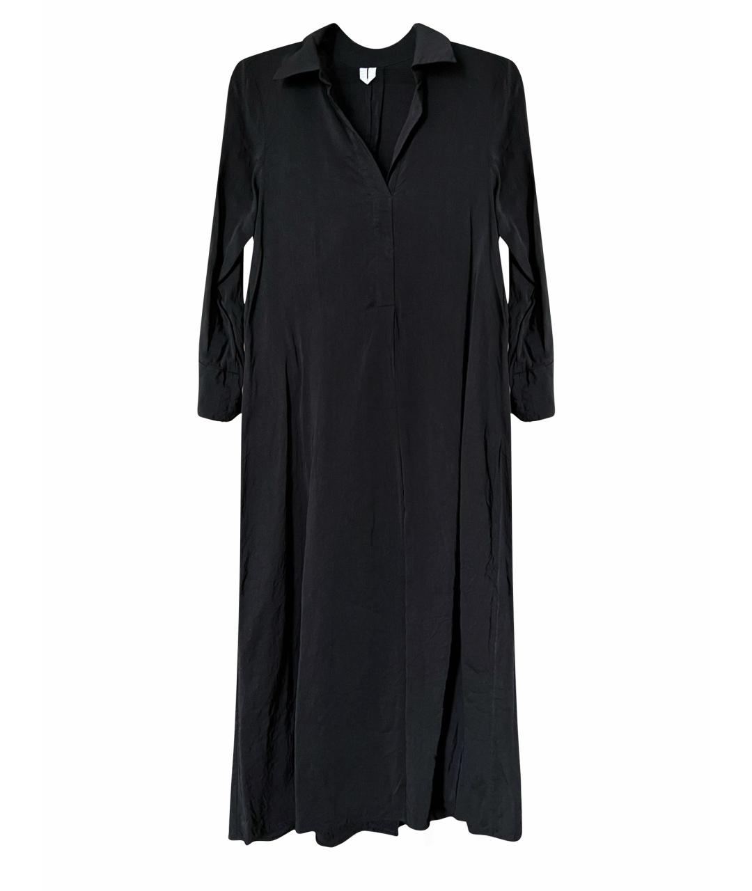 ARKET Черное льняное повседневное платье, фото 1