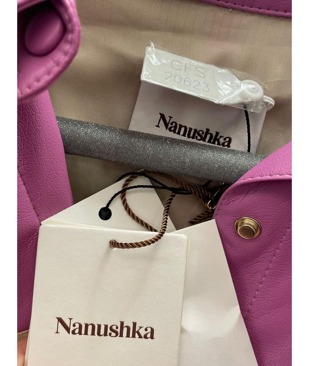 NANUSHKA Розовая полиэстеровая блузы, фото 4