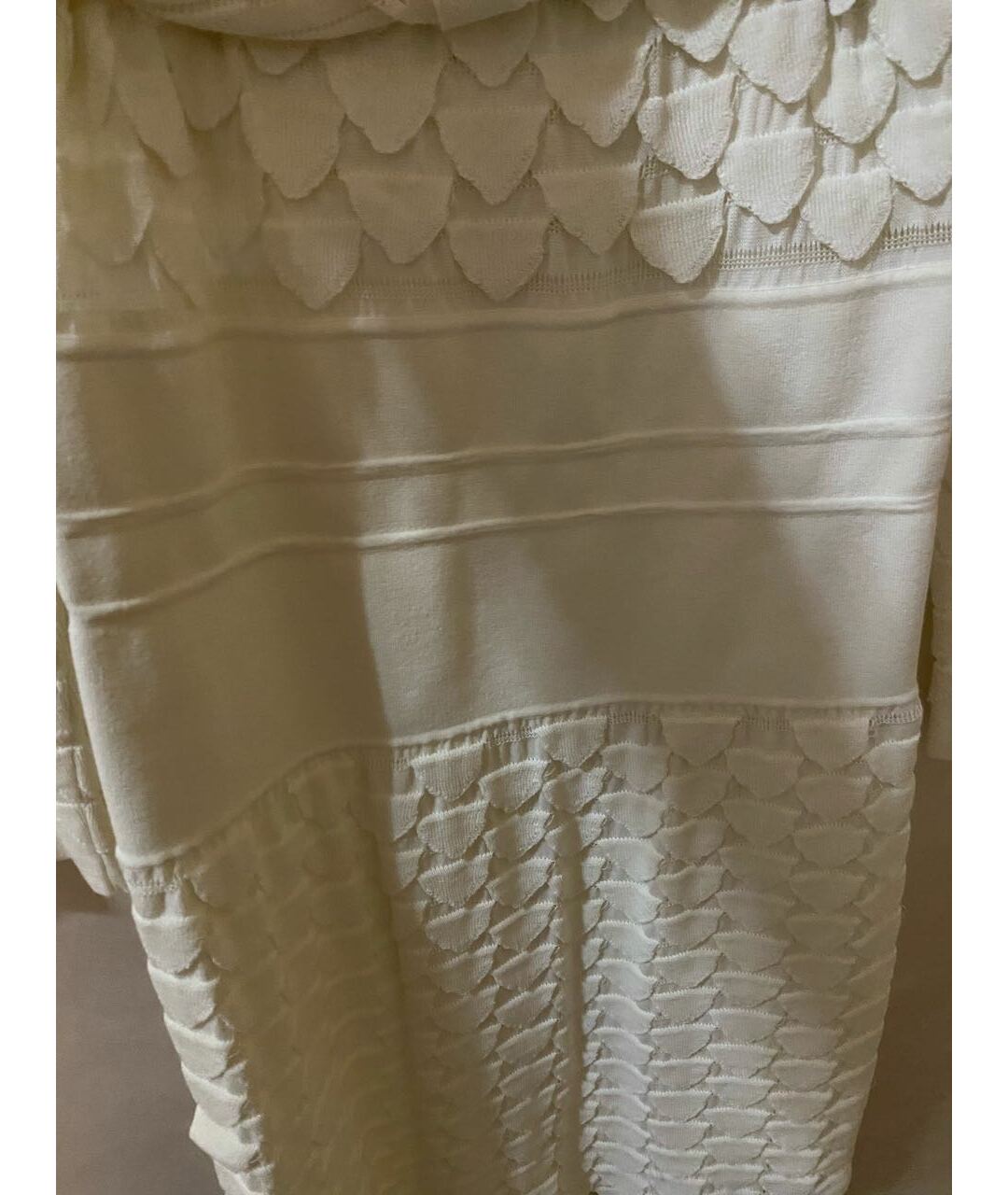 CHRISTIAN DIOR PRE-OWNED Белое вискозное повседневное платье, фото 6