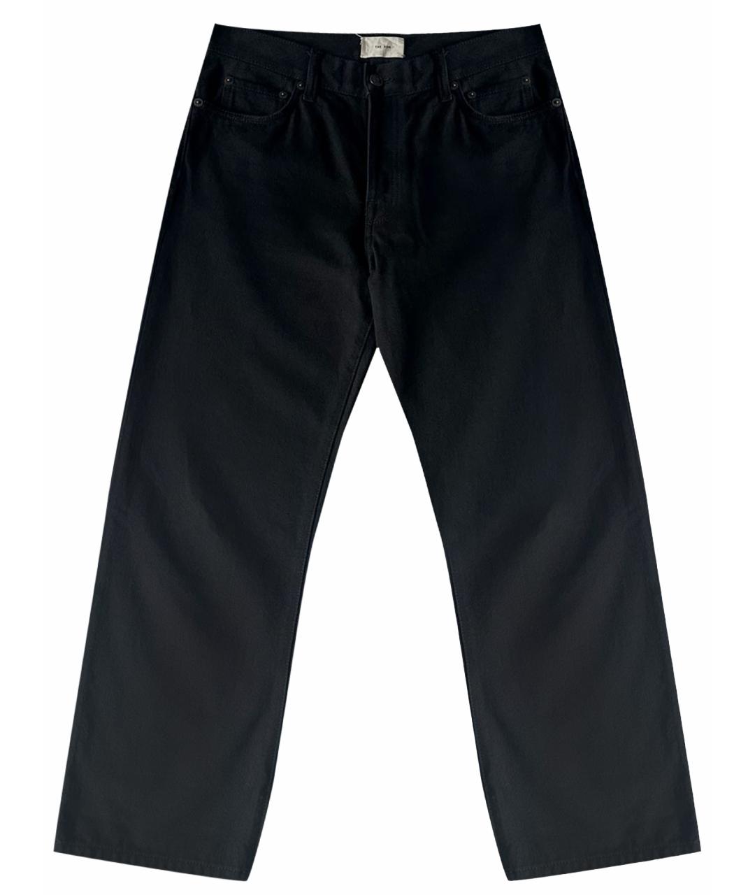 THE ROW Черные хлопковые прямые джинсы, фото 1