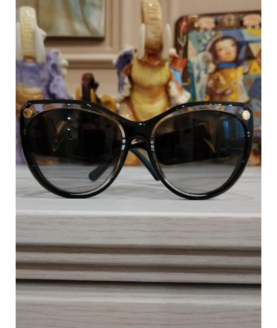 LOUIS VUITTON PRE-OWNED Черные солнцезащитные очки, фото 5