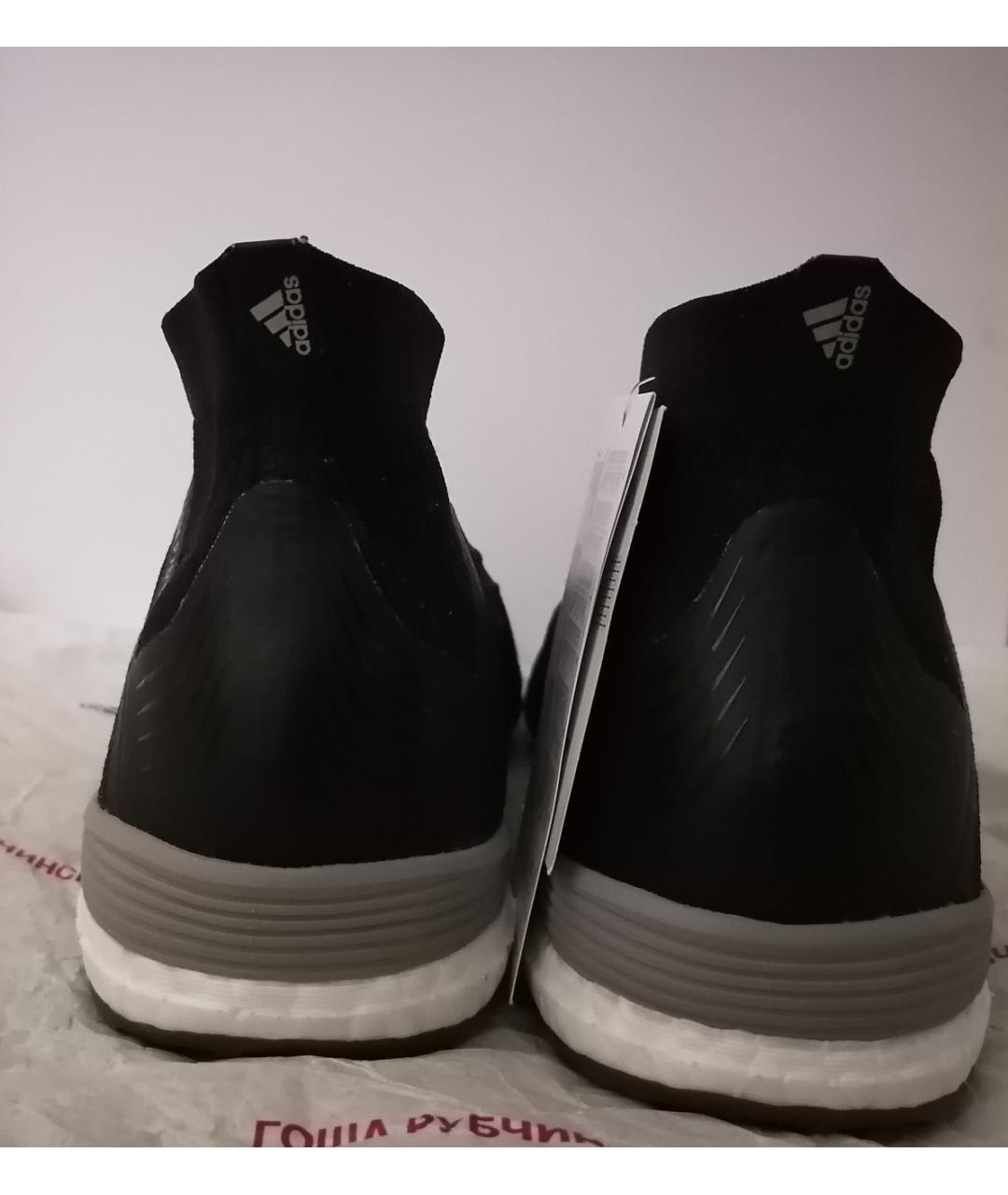 ADIDAS Черные текстильные низкие кроссовки / кеды, фото 4