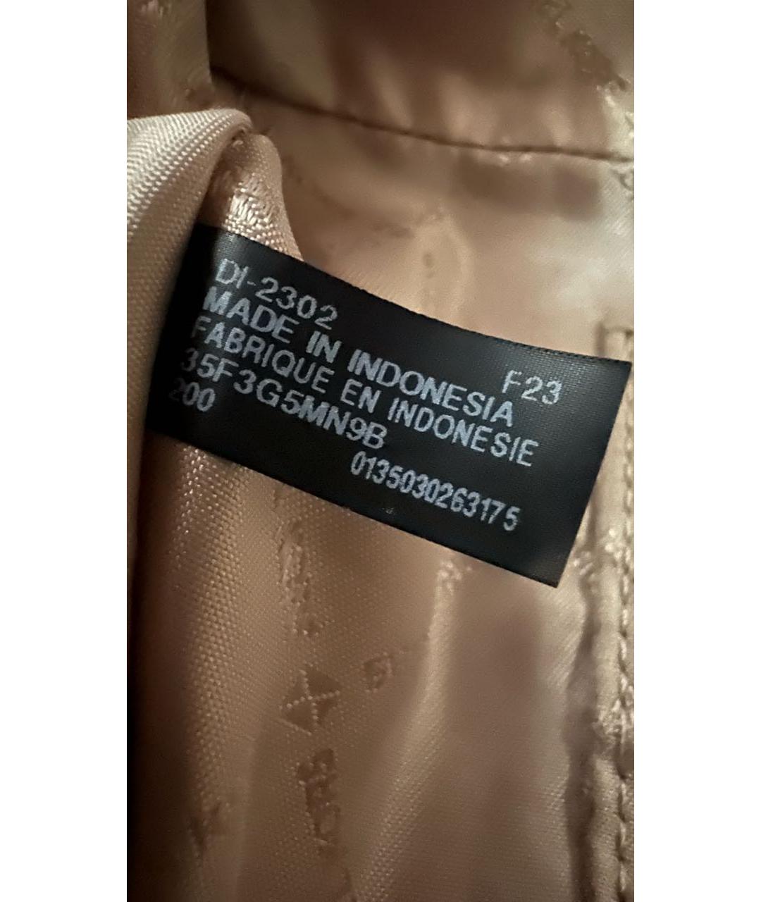 MICHAEL KORS Коричневая поясная сумка из искусственной кожи, фото 5