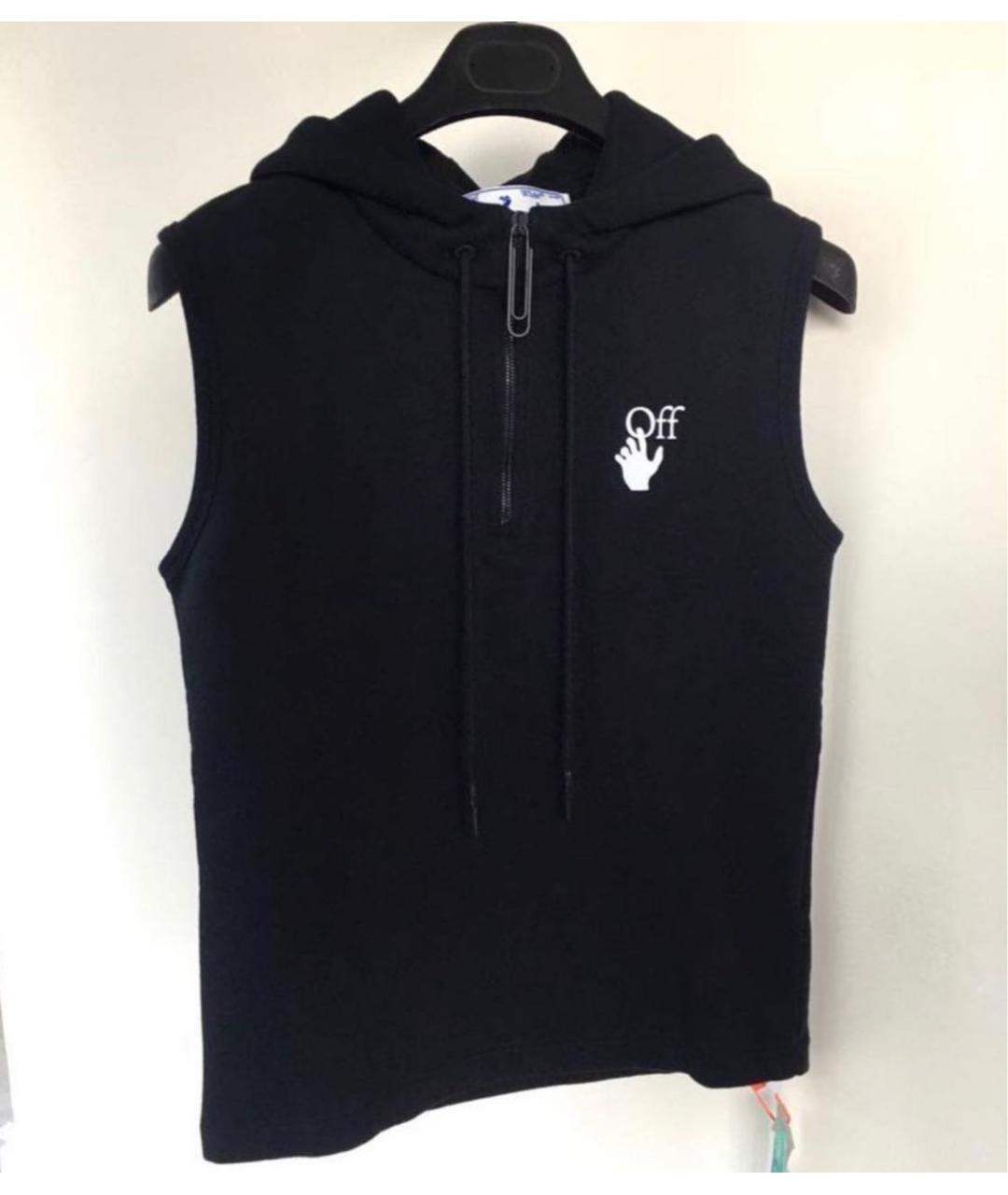 OFF-WHITE Черная хлопковая жилетка для мужчин – купить в интернет ...