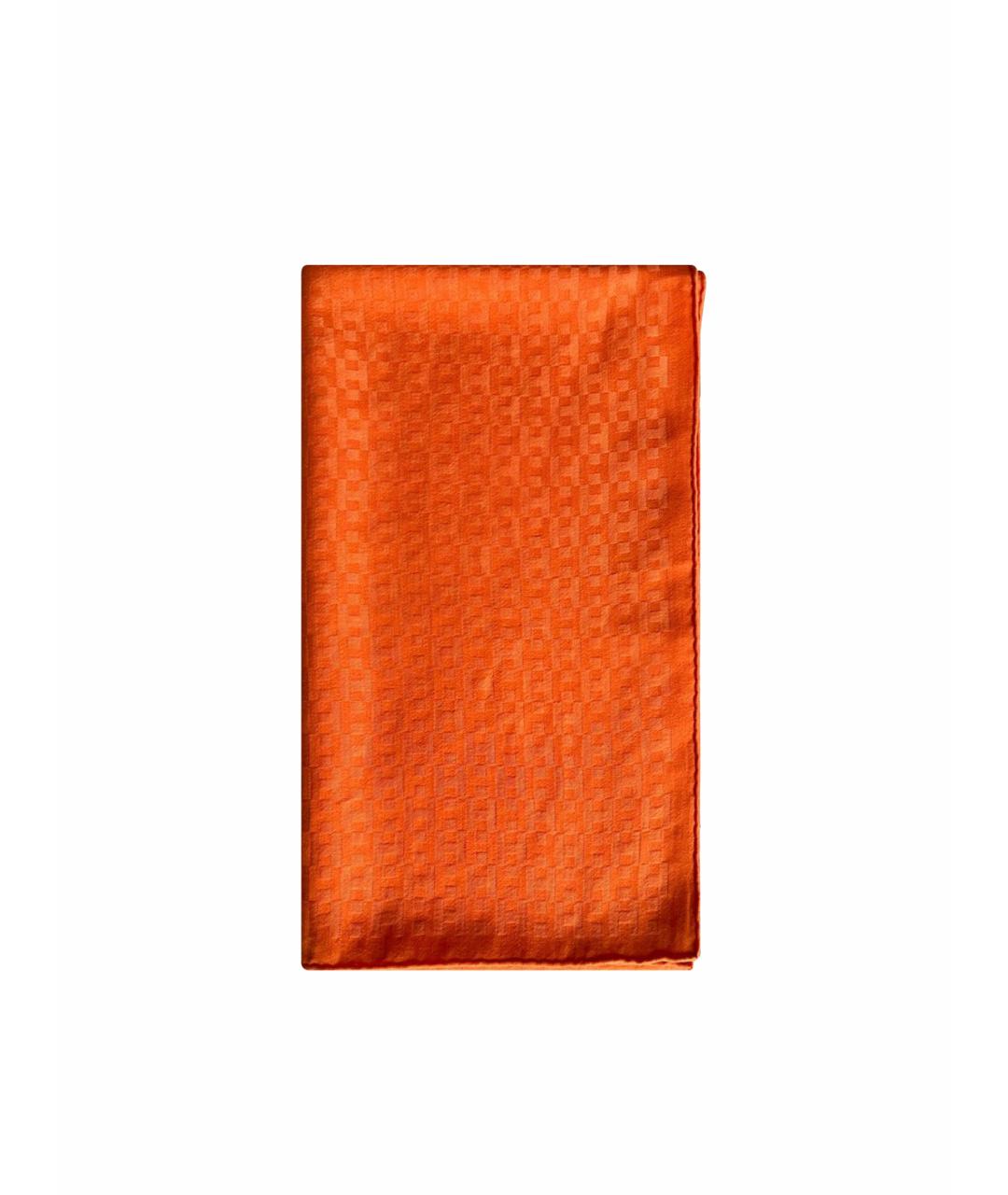 HERMES PRE-OWNED Оранжевый кашемировый платок, фото 1