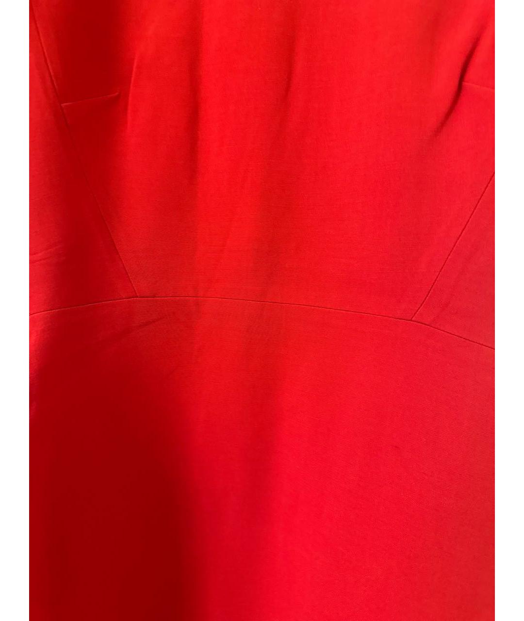 VICTORIA BECKHAM Красное коктейльное платье, фото 4
