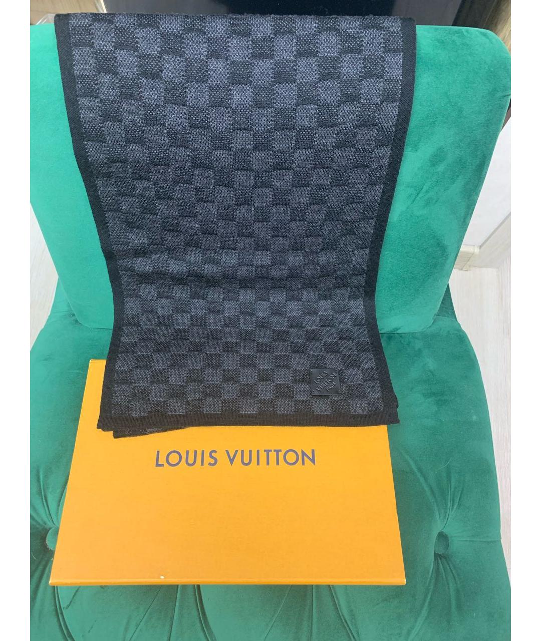 LOUIS VUITTON PRE-OWNED Шерстяной шарф, фото 3