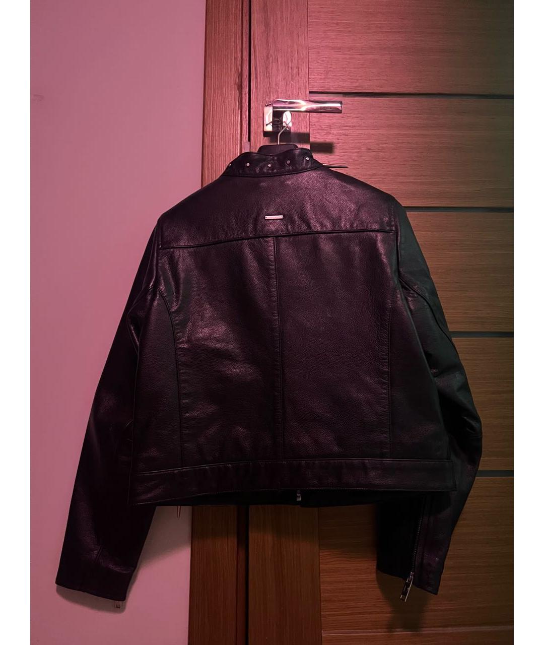Deadwood Черная кожаная куртка, фото 2