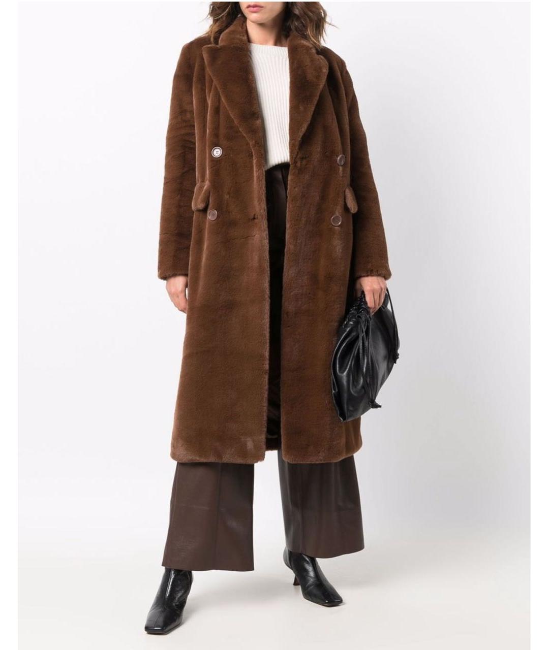P.A.R.O.S.H. Коричневое пальто, фото 2