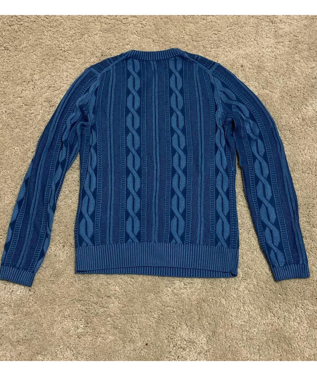 BROOKS BROTHERS Синий хлопковый джемпер / свитер, фото 2