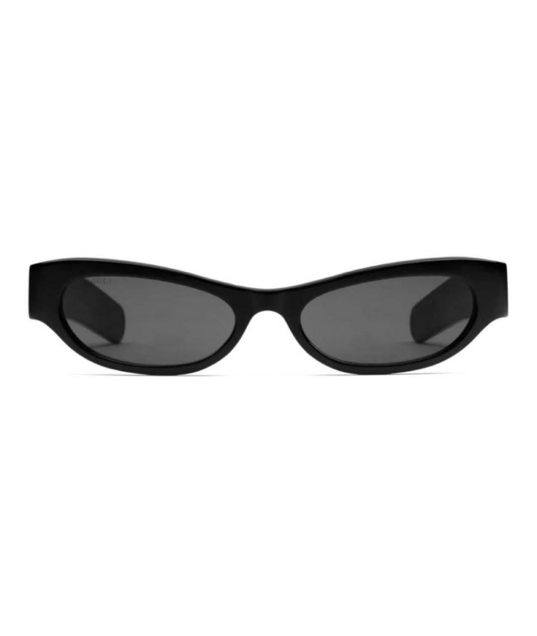 GUCCI Антрацитовые пластиковые солнцезащитные очки, фото 6