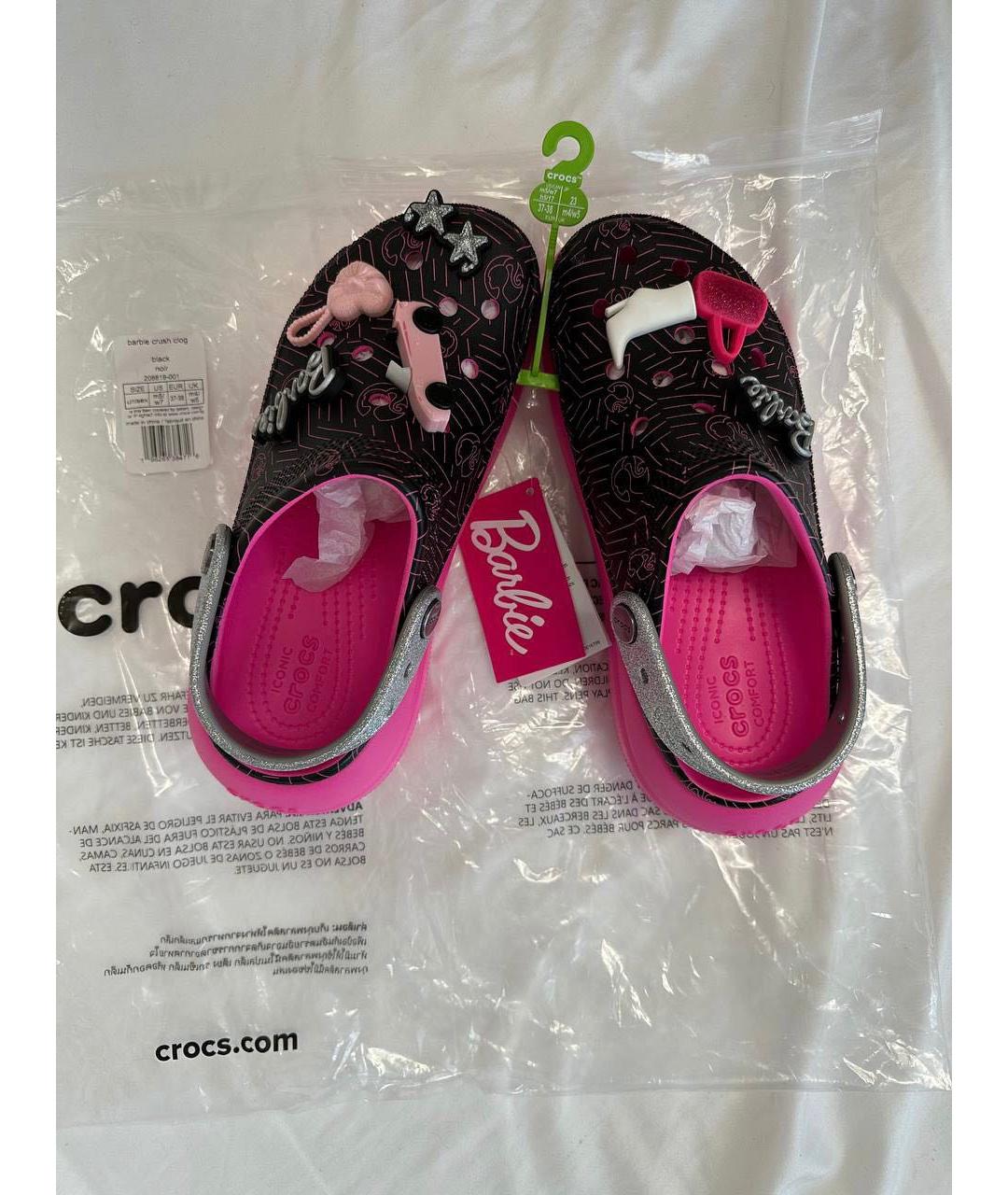 CROCS Розовые сабо, фото 3