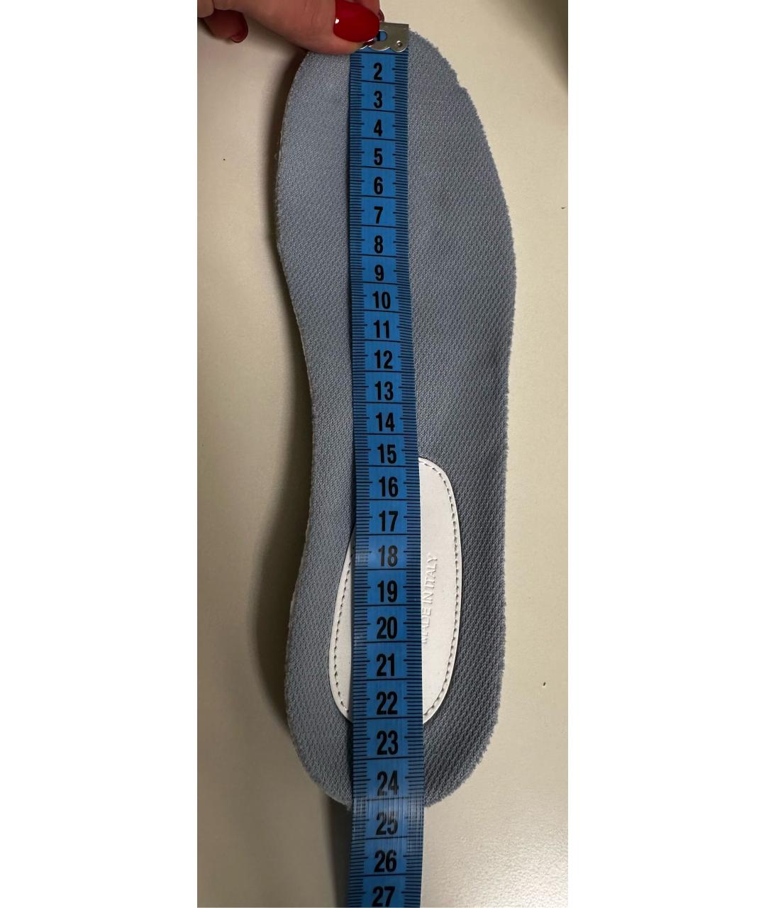 ALEXANDER MCQUEEN Синие замшевые кеды, фото 7