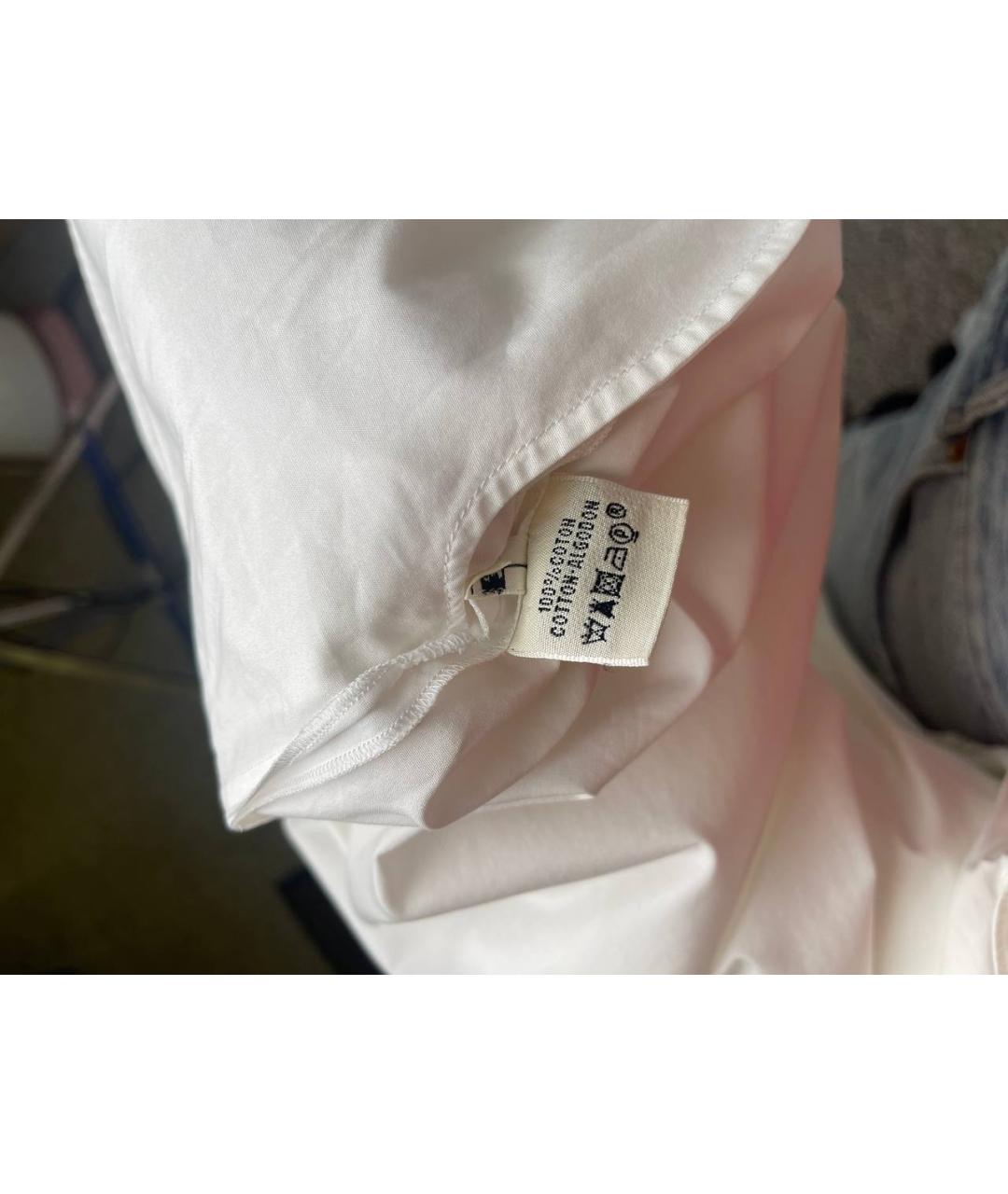 HERMES PRE-OWNED Белая хлопковая рубашка, фото 6