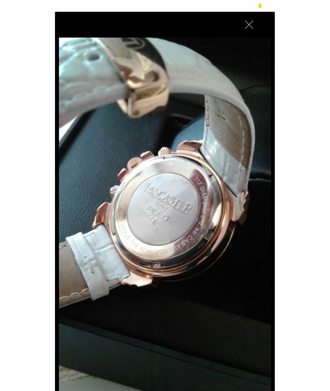 LANCASTER Розовые стальные часы, фото 2
