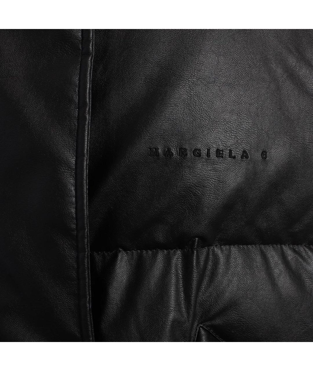 MM6 MAISON MARGIELA Черный пуховик, фото 3