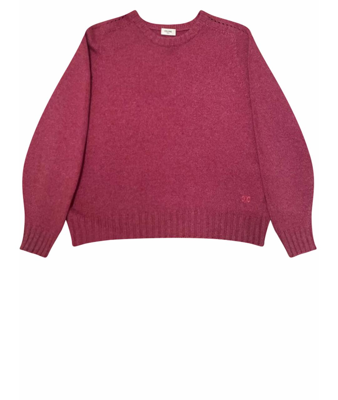 CELINE PRE-OWNED Розовый кашемировый джемпер / свитер, фото 1