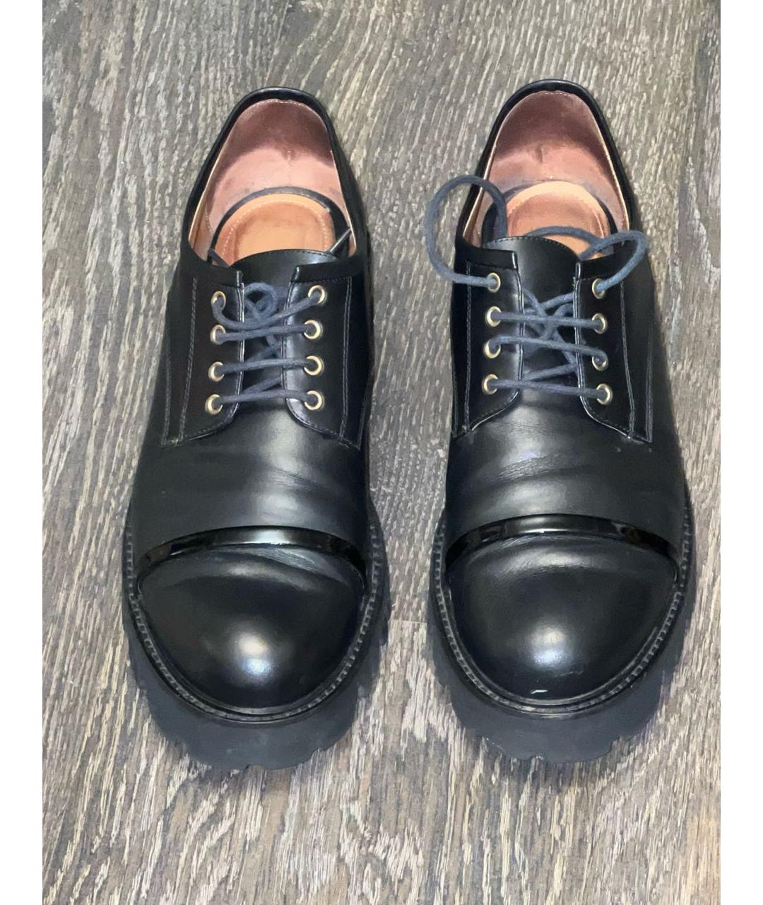 MALONE SOULIERS Черные кожаные ботинки, фото 2