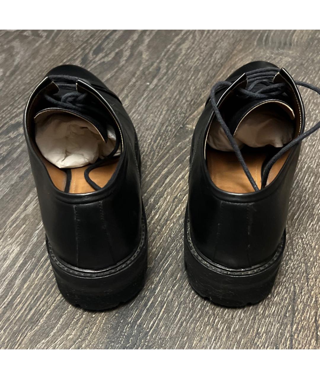MALONE SOULIERS Черные кожаные ботинки, фото 4